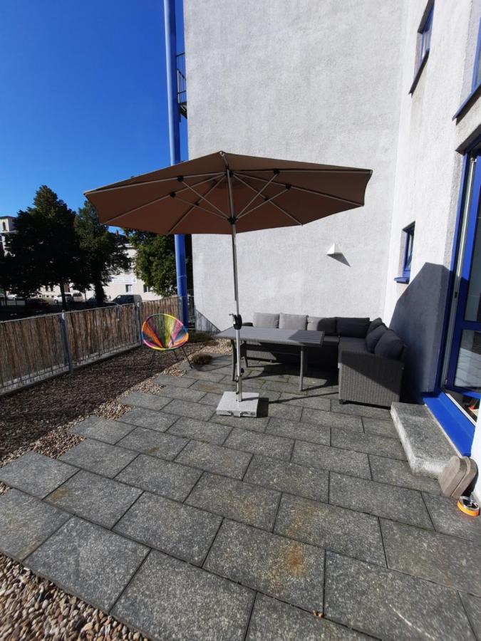 Fewo Mit "Dachterrasse" Im Blauen Palais Lipsia Esterno foto